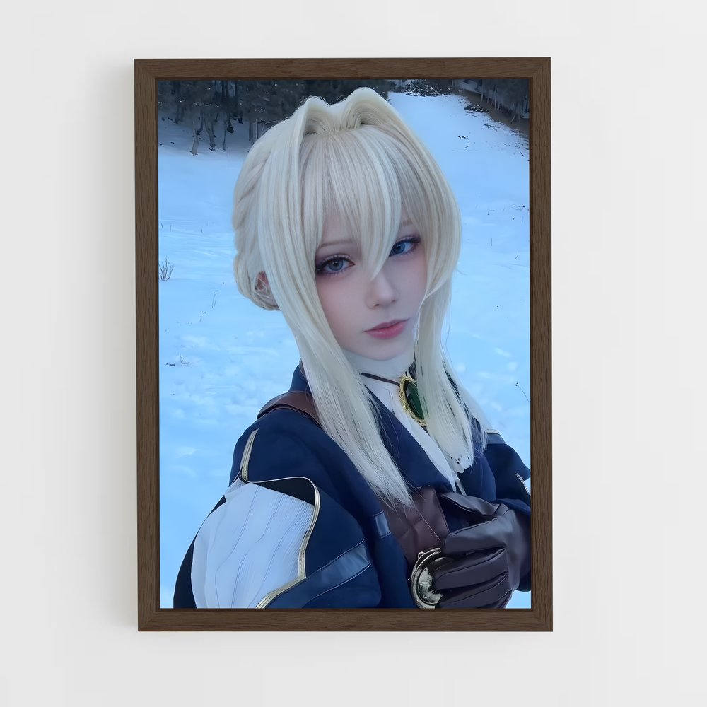 ap-anime cosplay-2 cadre Bois foncé
