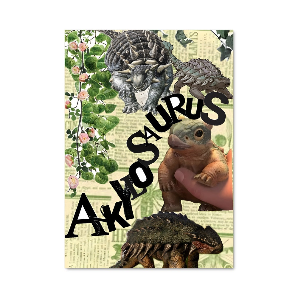 Poster Ankylosaurus : Le Gardien du Jurassique