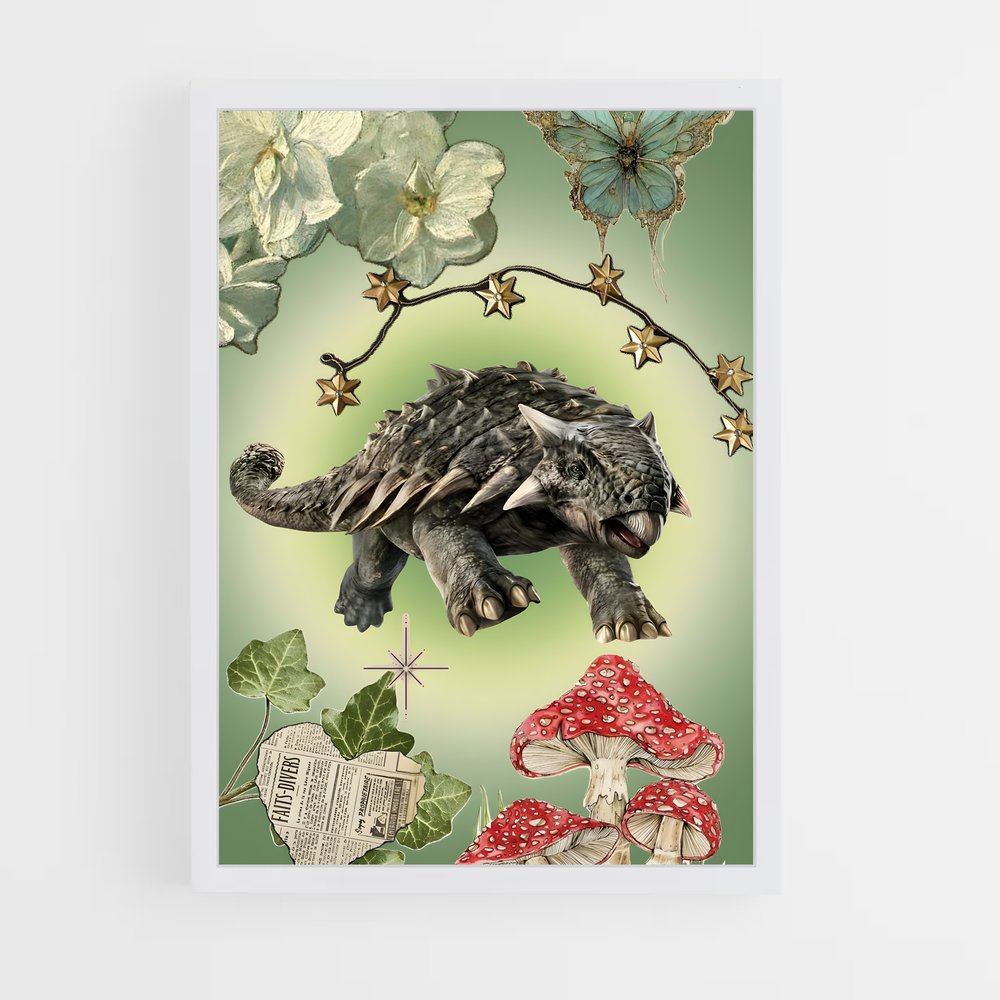 ap-ankylosaurus-3 cadre Blanc
