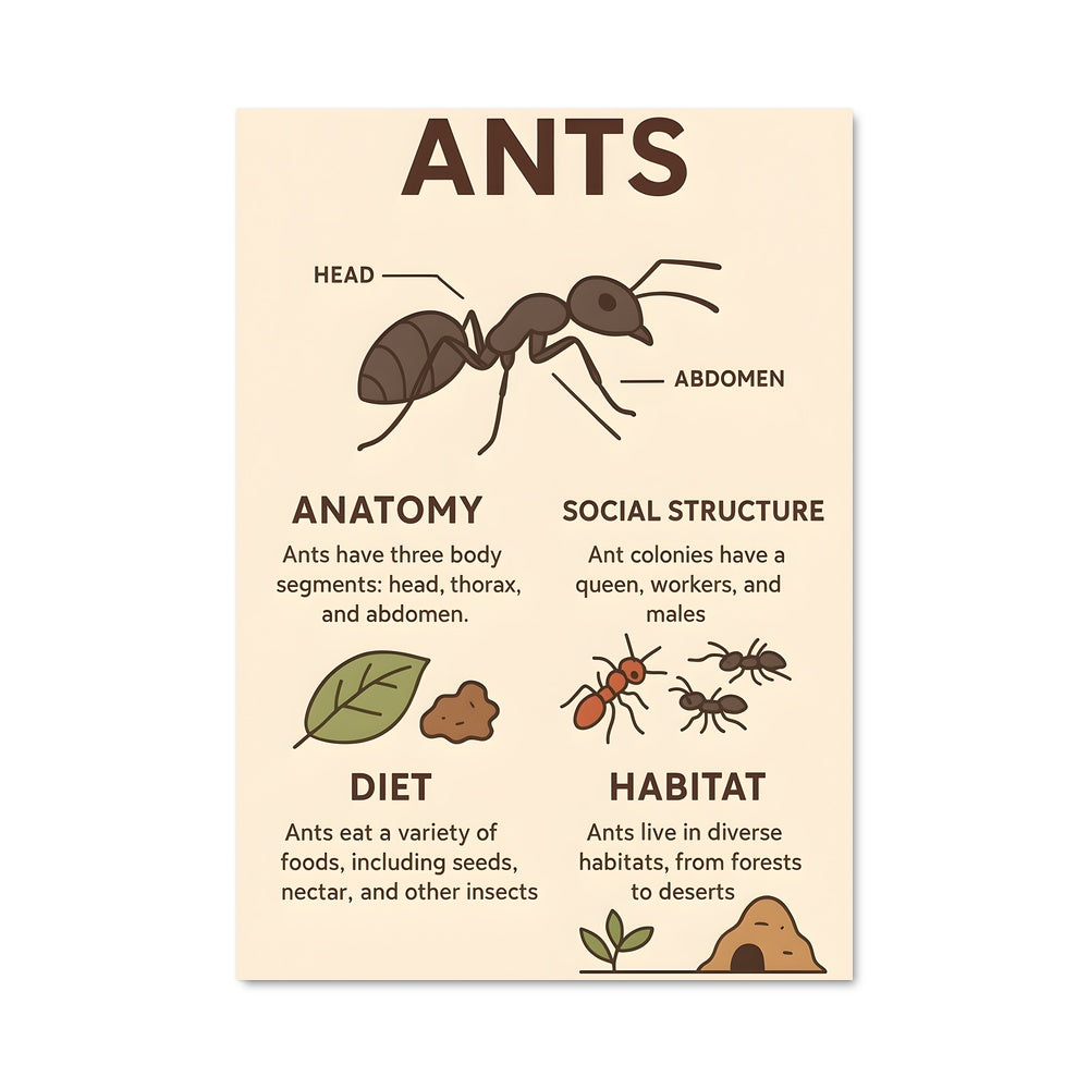 Poster La Force des Fourmis