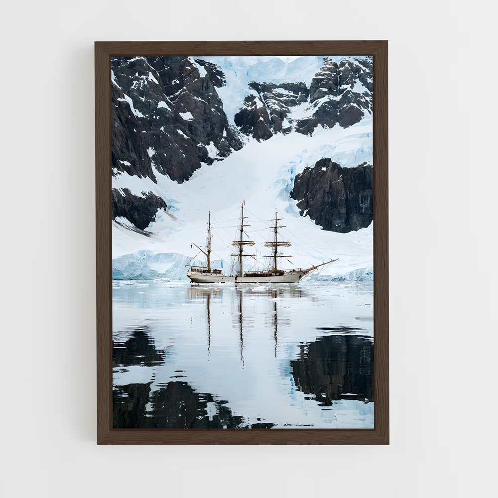 ap-antarctica-12 cadre Bois foncé