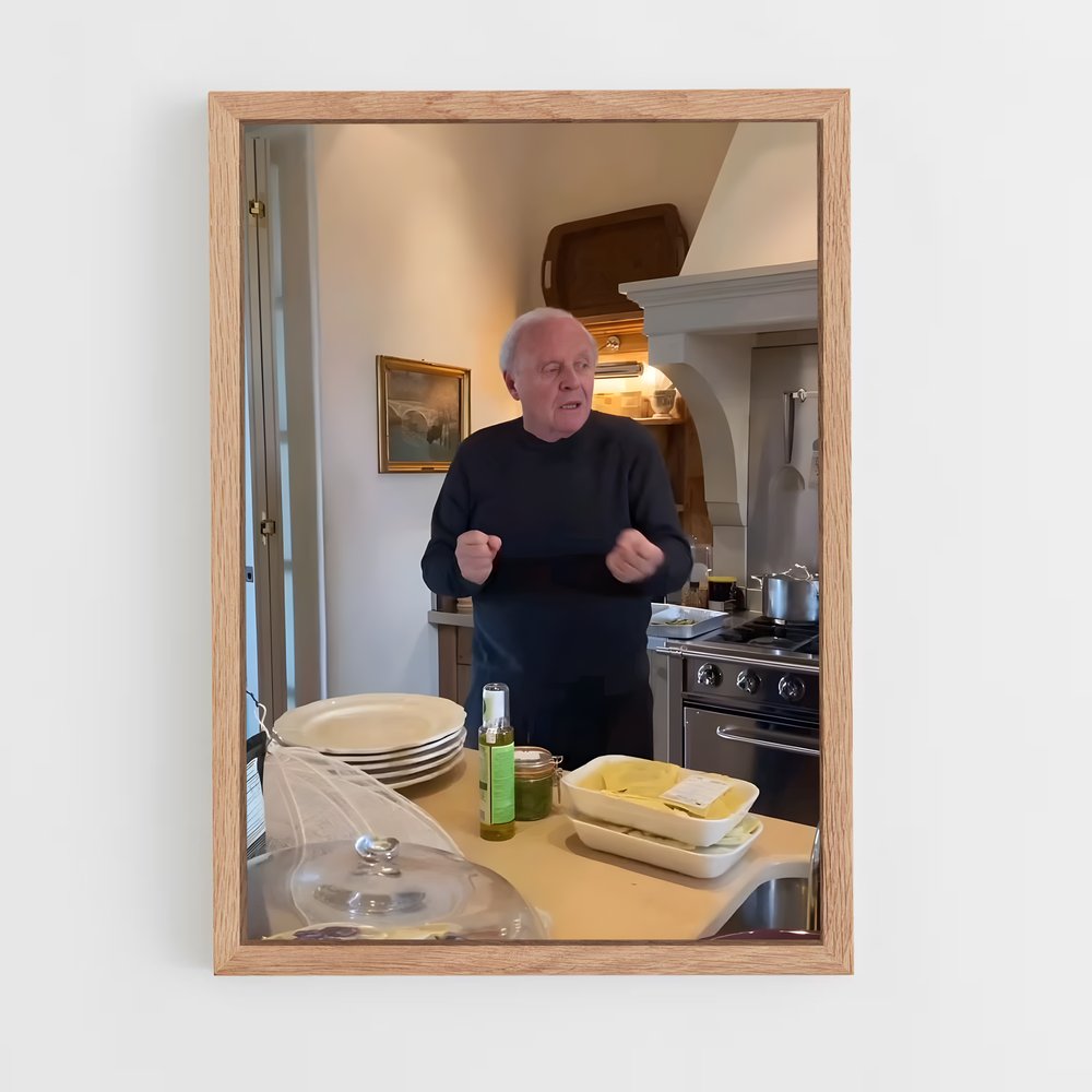 ap-anthony hopkins-9 cadre Bois clair