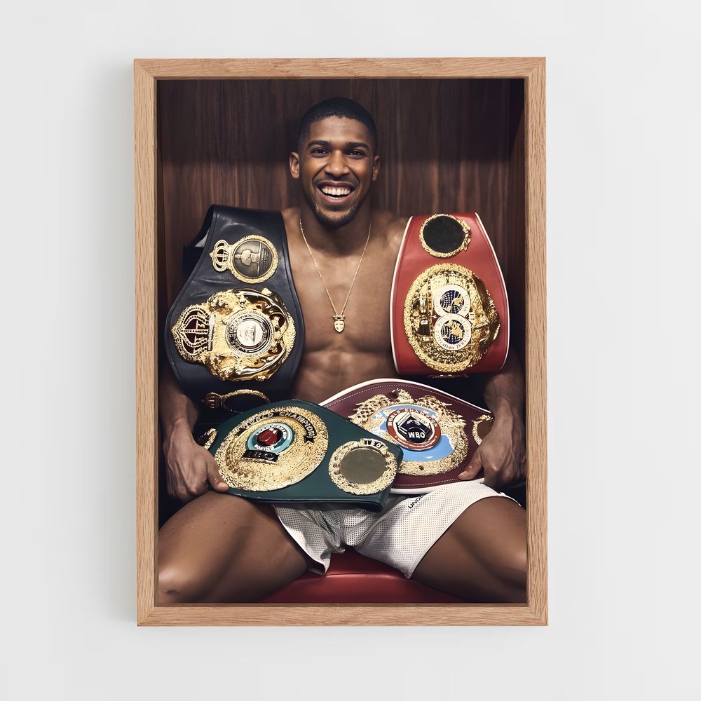 ap-anthony joshua-1 cadre Bois clair