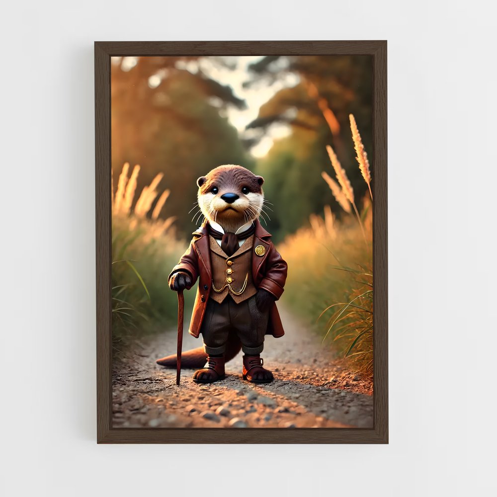 ap-anthropomorphic-9 cadre Bois foncé