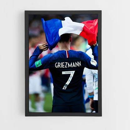 ap-antoine griezmann-10 cadre Noir