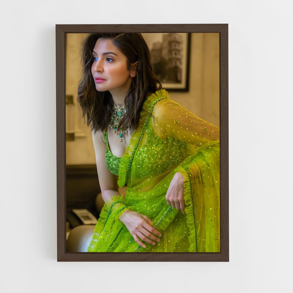 ap-anushka sharma-12 cadre Bois foncé