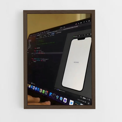 ap-app developer-5 cadre Bois foncé