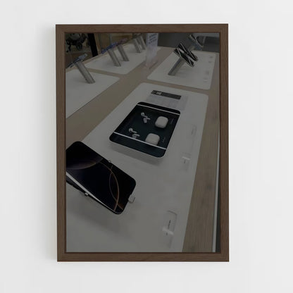 ap-apple-4 cadre Bois foncé