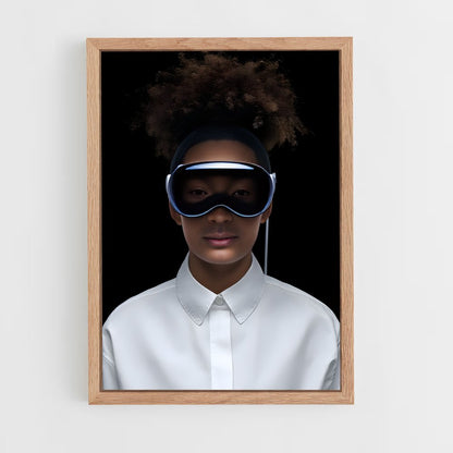 ap-apple vision pro-3 cadre Bois clair