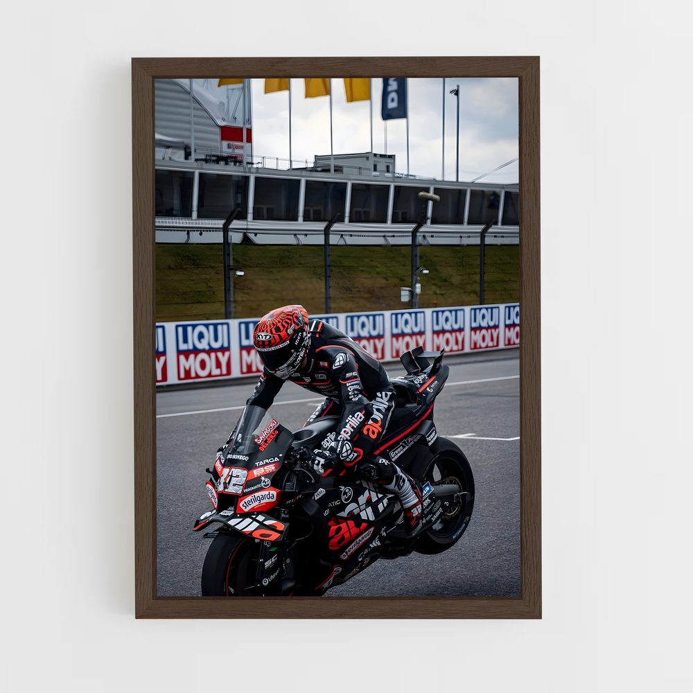 ap-aprilia racing-5 cadre Bois foncé