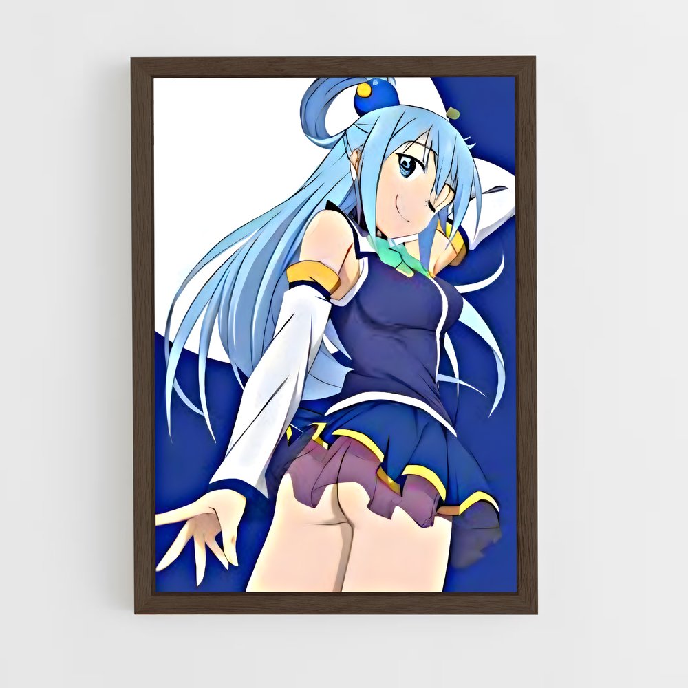 ap-aqua-9 cadre Bois foncé