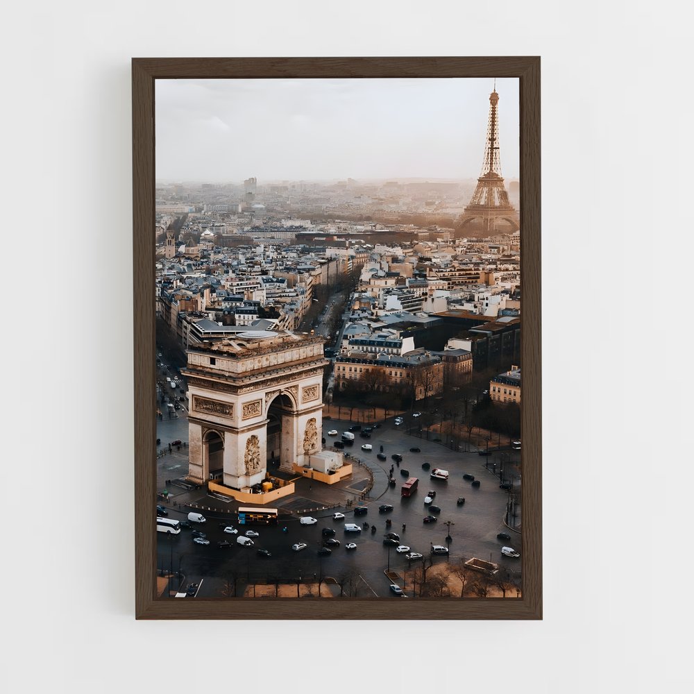 ap-arc de triomphe-1 cadre Bois foncé