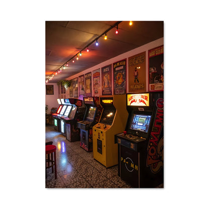 Poster Arcade machines 123