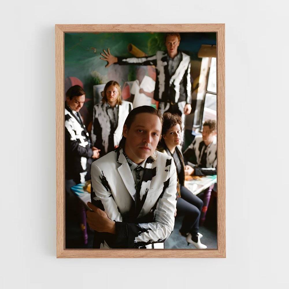 ap-arcade fire-2 cadre Bois clair
