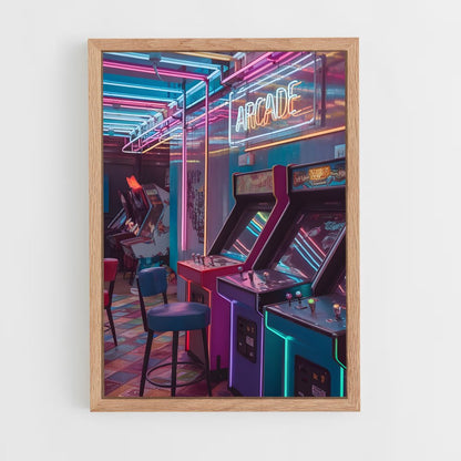 ap-arcade machines-2 cadre Bois clair