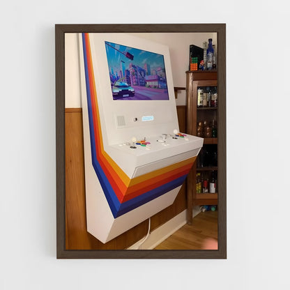 ap-arcade machines-4 cadre Bois foncé