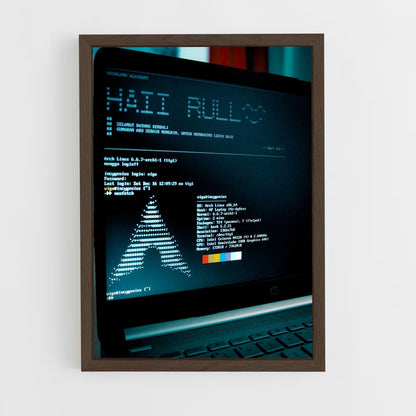 ap-arch linux-2 cadre Bois foncé