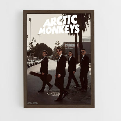 ap-arctic monkeys-1 cadre Bois foncé