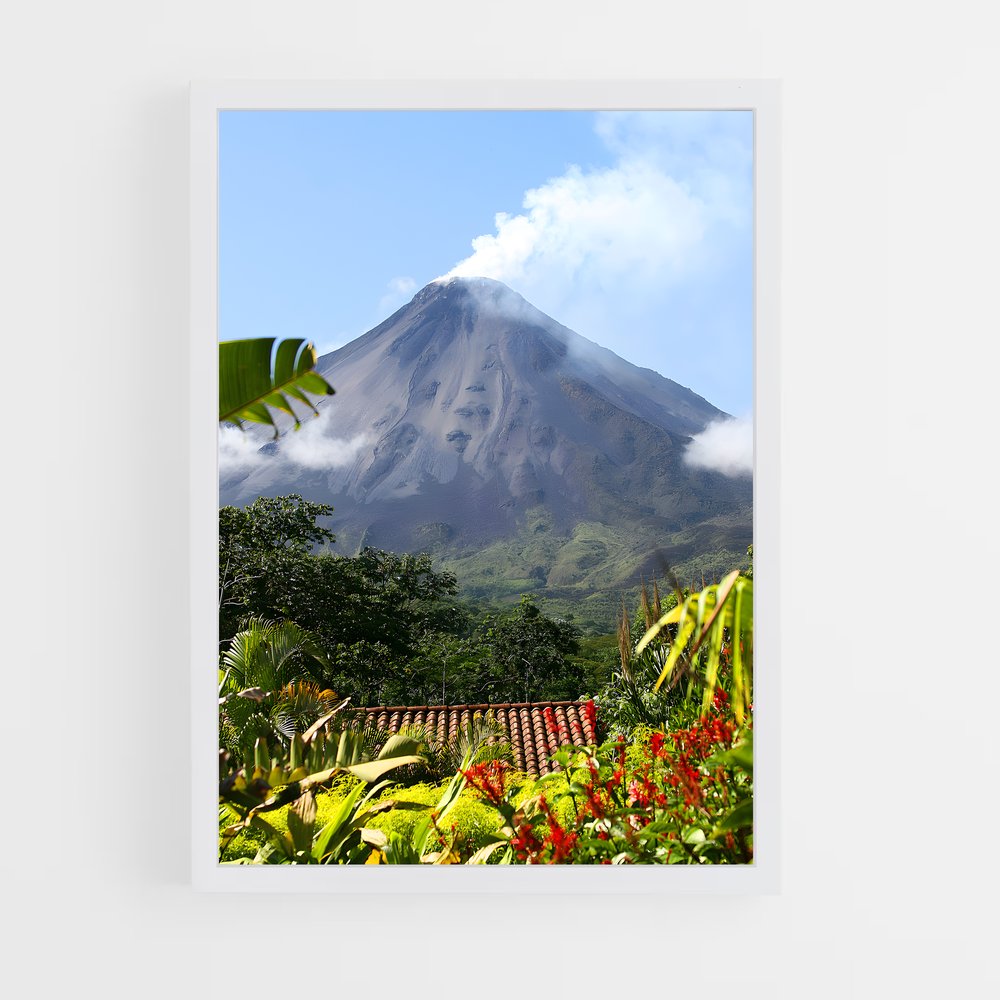 ap-arenal volcano-1 cadre Blanc