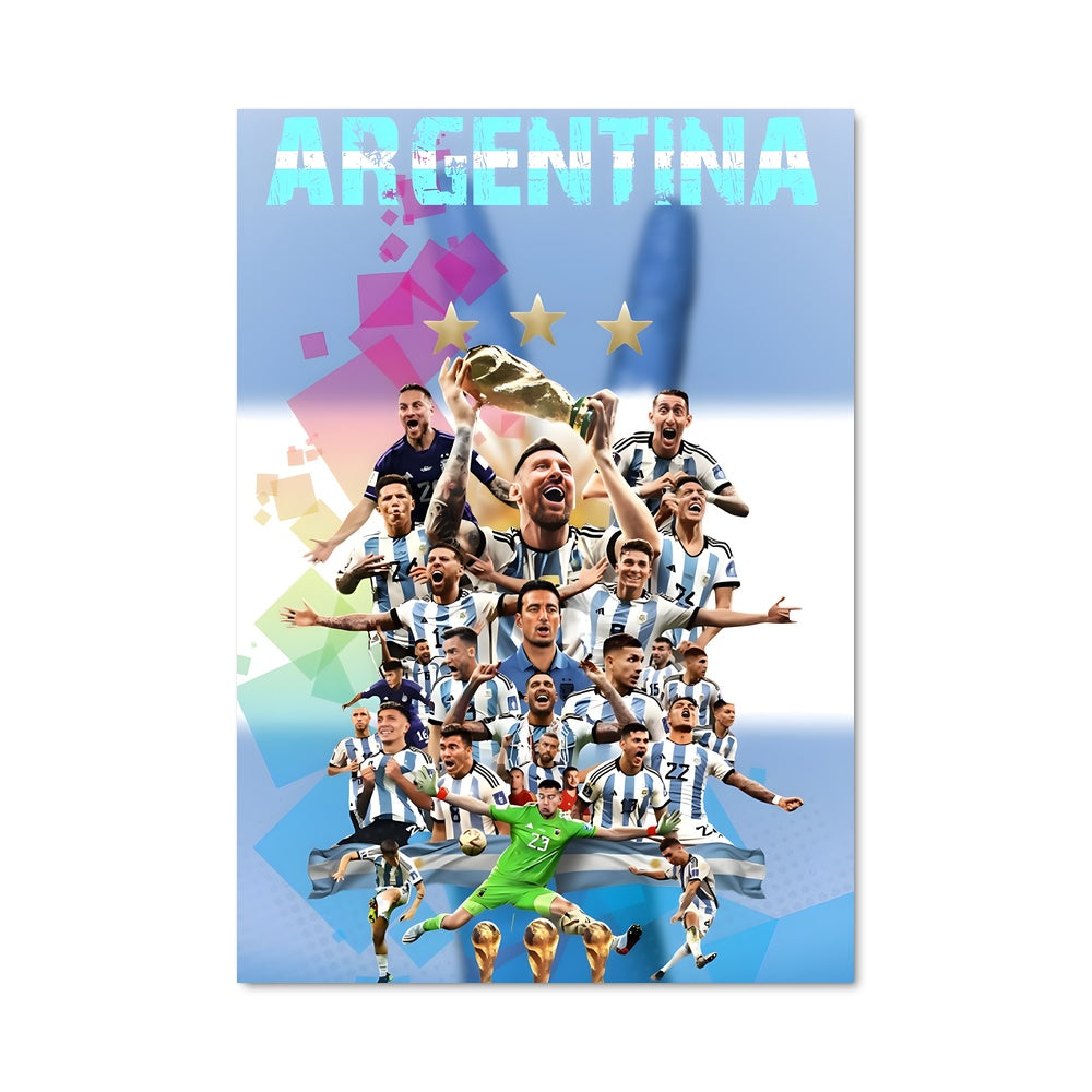 Poster Équipe d'Argentine