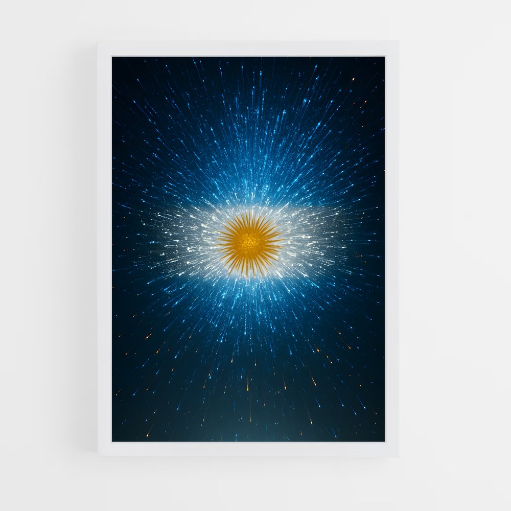 ap-argentina flag-1 cadre Blanc