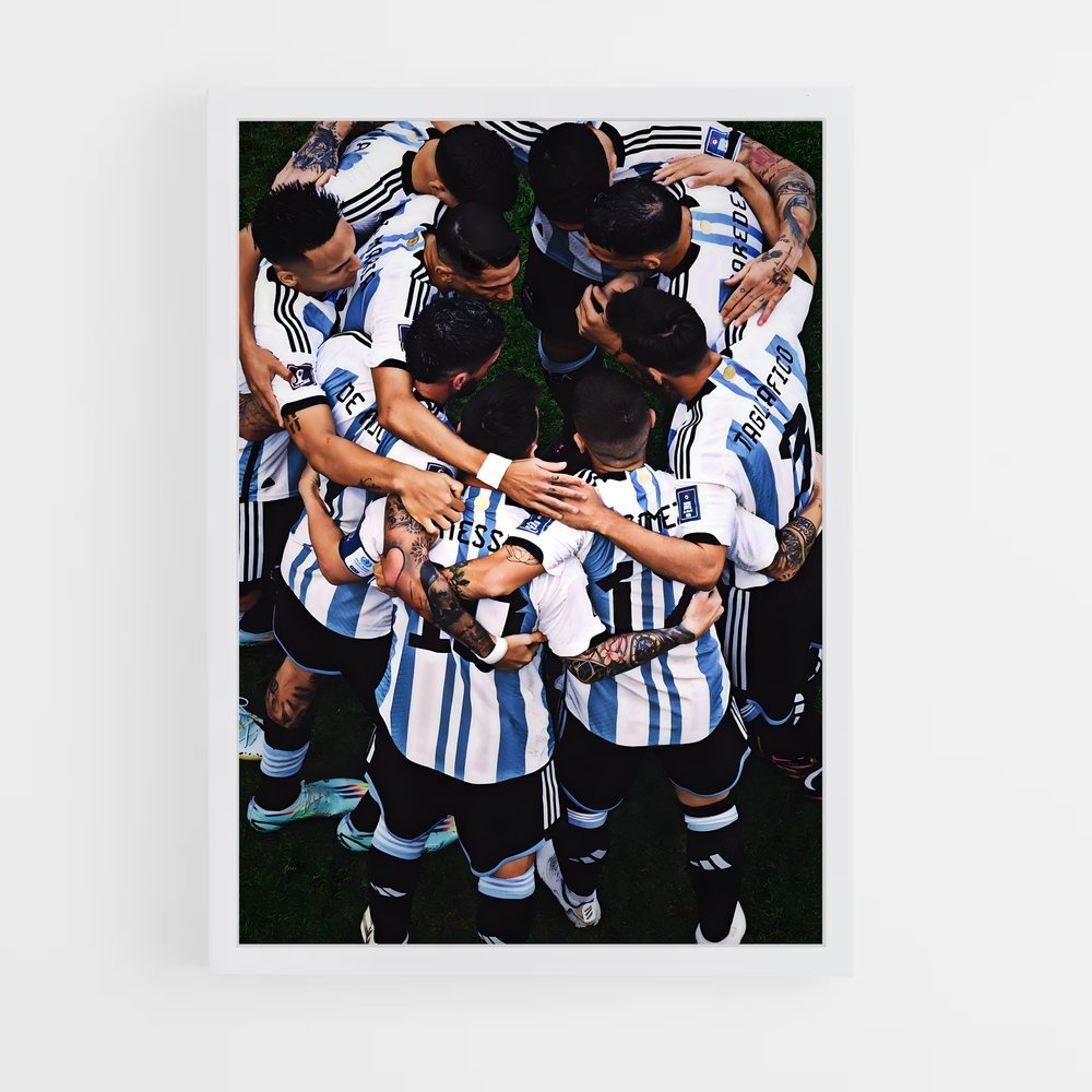 ap-argentina national football team-4 cadre Blanc