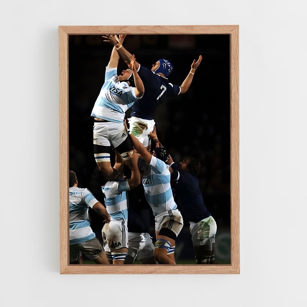 ap-argentina national rugby team-1 cadre Bois clair