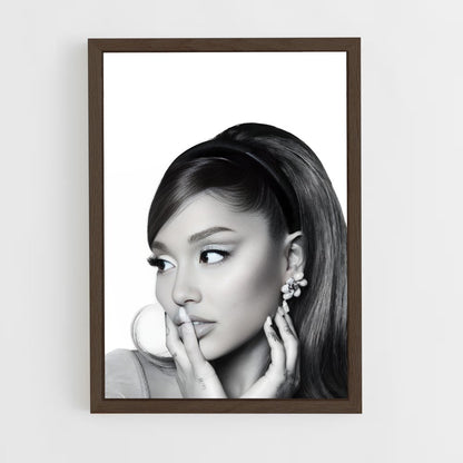 ap-ariana grande-3 cadre Bois foncé