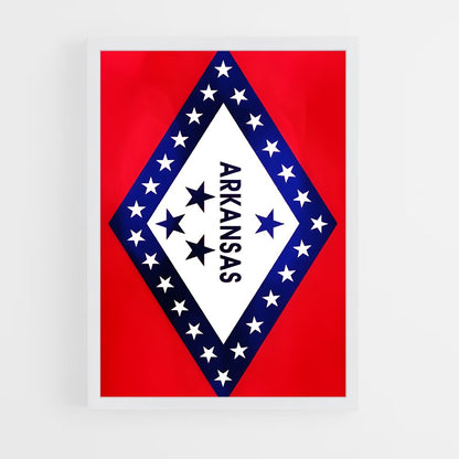 ap-arkansas flag-1 cadre Blanc