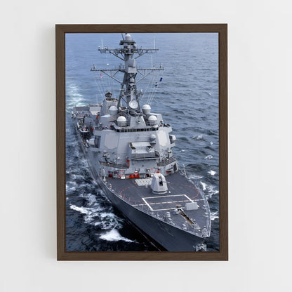 ap-arleigh burke class-5 cadre Bois foncé