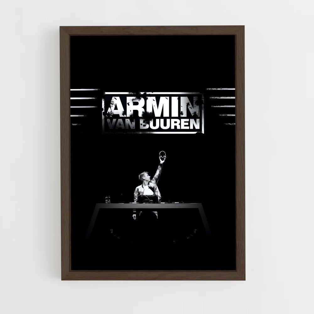 ap-armin van buuren-1 cadre Bois foncé