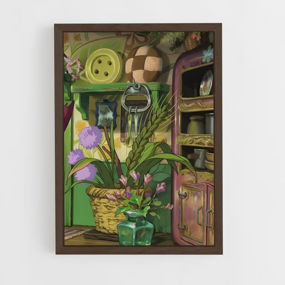 ap-arrietty-3 cadre Bois foncé