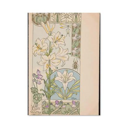 Poster Oiseau en Fleur