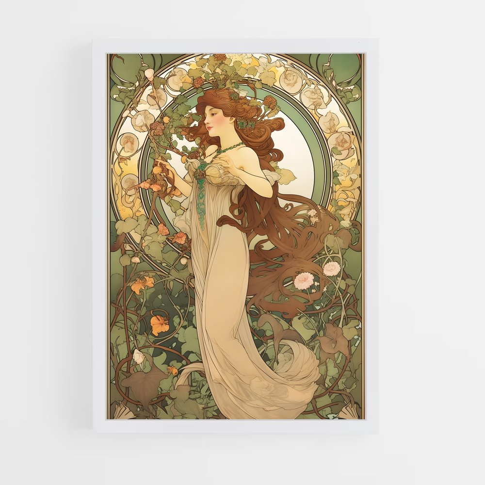 ap-art nouveau-2 cadre Blanc