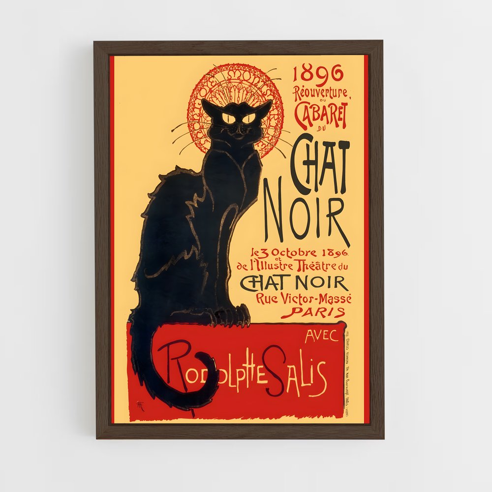 ap-art nouveau-3 cadre Bois foncé
