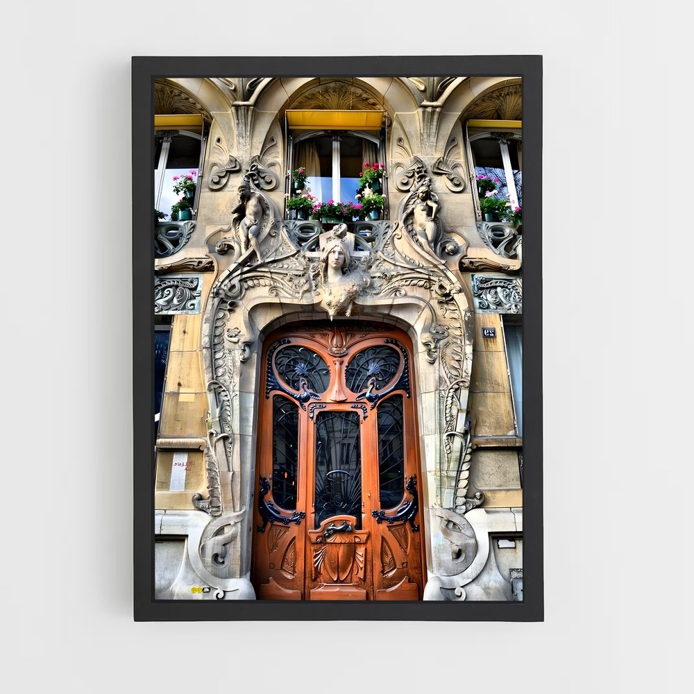 ap-art nouveau architecture-10 cadre Noir