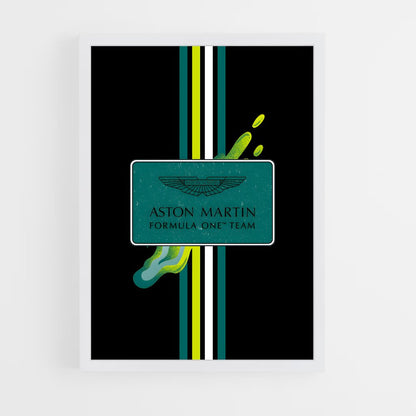 ap-aston martin f1 team-9 cadre Blanc