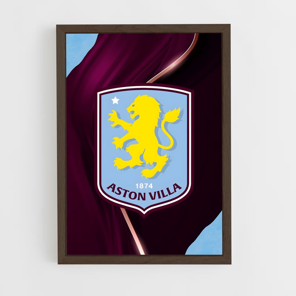 ap-aston villa fc-3 cadre Bois foncé