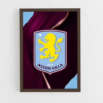 ap-aston villa fc-3 cadre Bois foncé