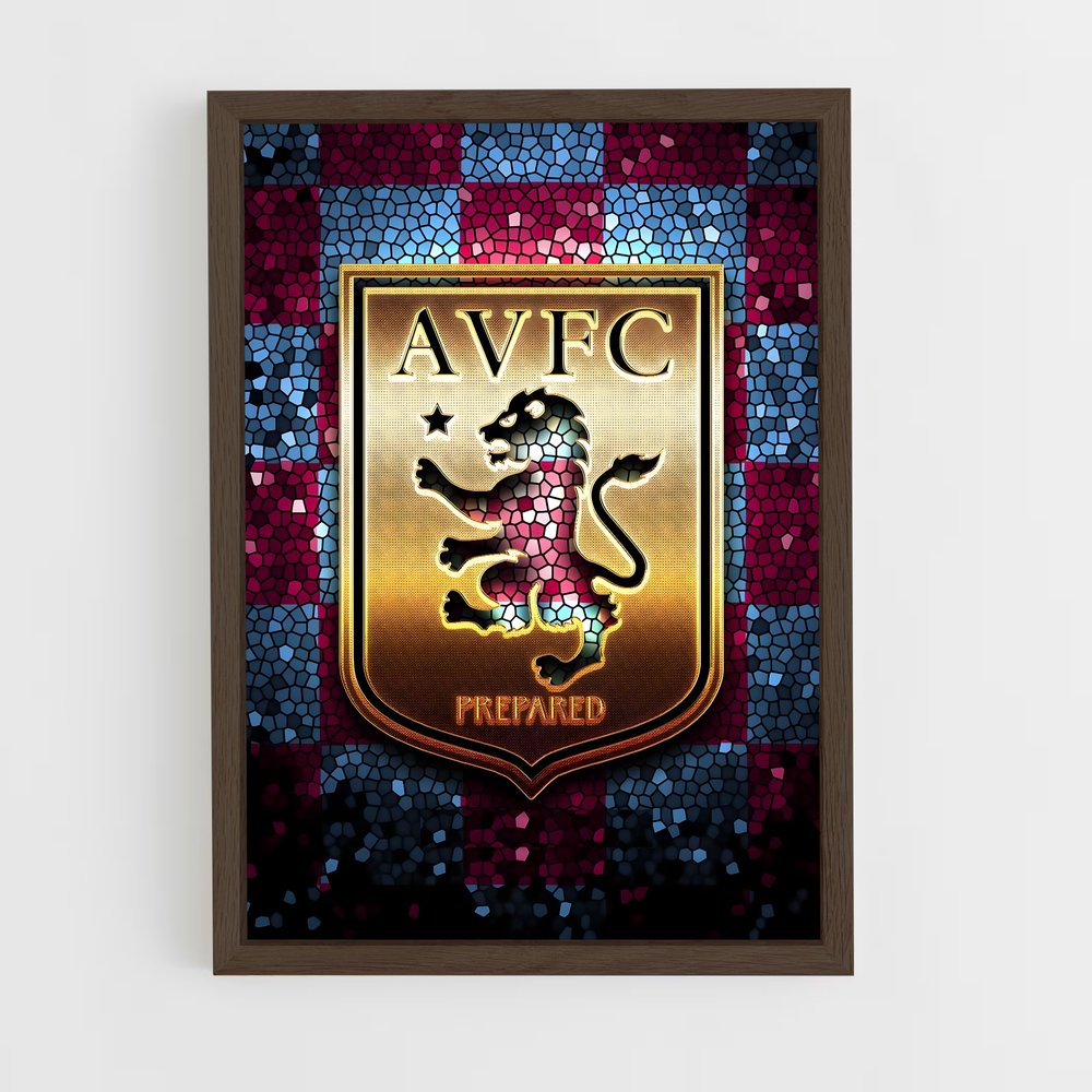 ap-aston villa fc-5 cadre Bois foncé