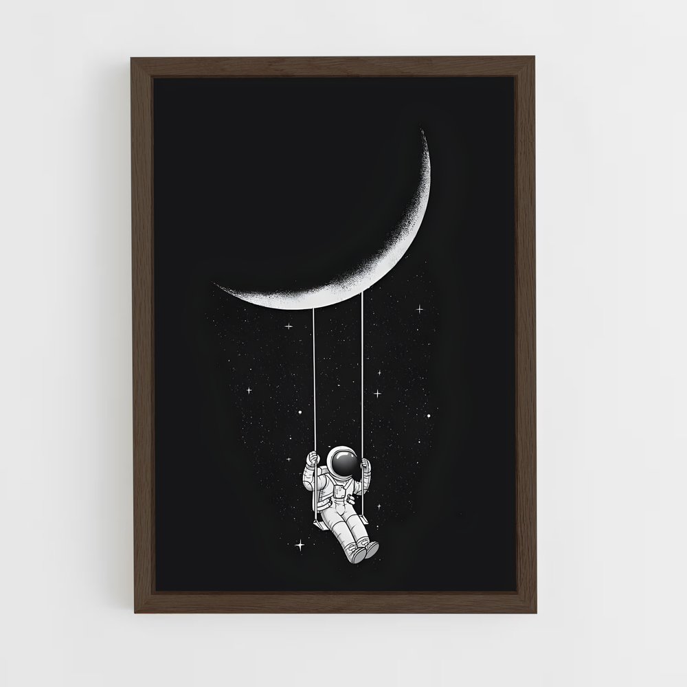 ap-astronaut-4 cadre Bois foncé