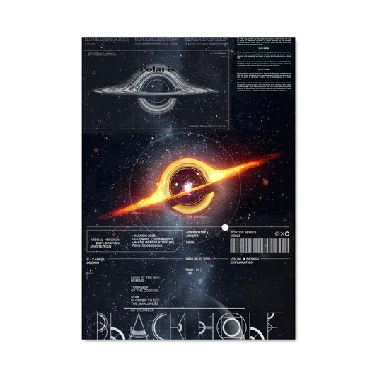 Poster Voyage au Trou Noir