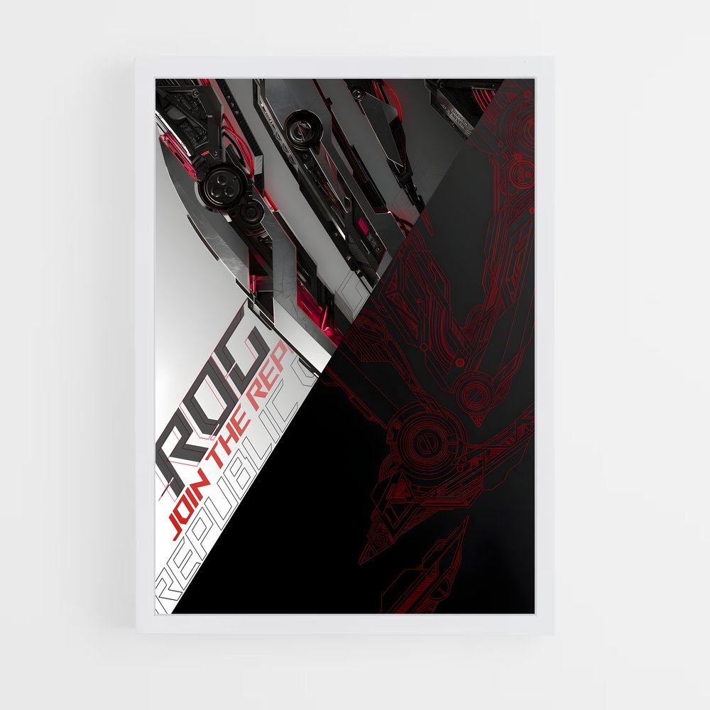 ap-asus rog-4 cadre Blanc