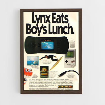 ap-atari lynx-1 cadre Bois foncé