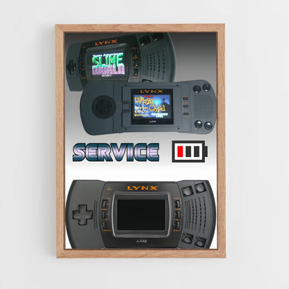 ap-atari lynx-2 cadre Bois clair