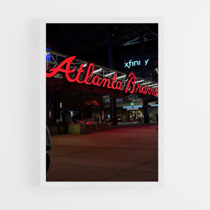 ap-atlanta braves-1 cadre Blanc