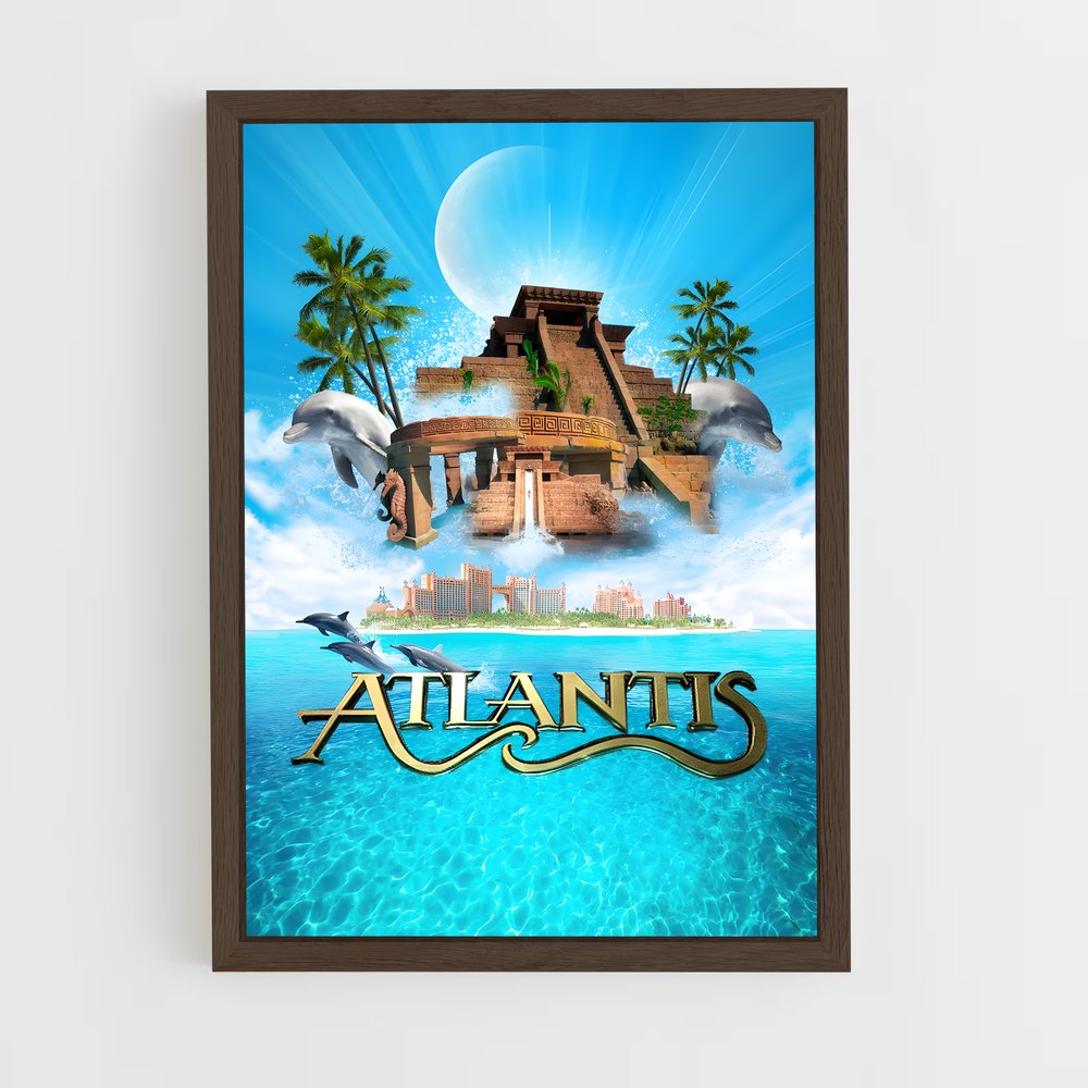 ap-atlantis paradise island-3 cadre Bois foncé