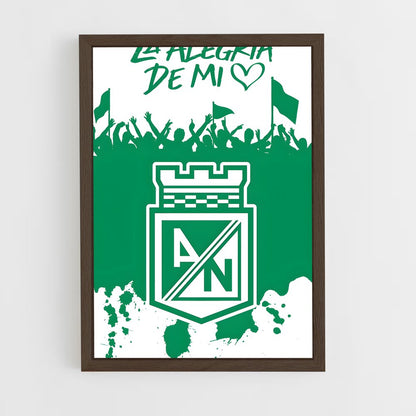 ap-atletico nacional medellin-8 cadre Bois foncé