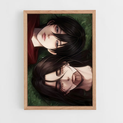 ap-attack on titan-11 cadre Bois clair