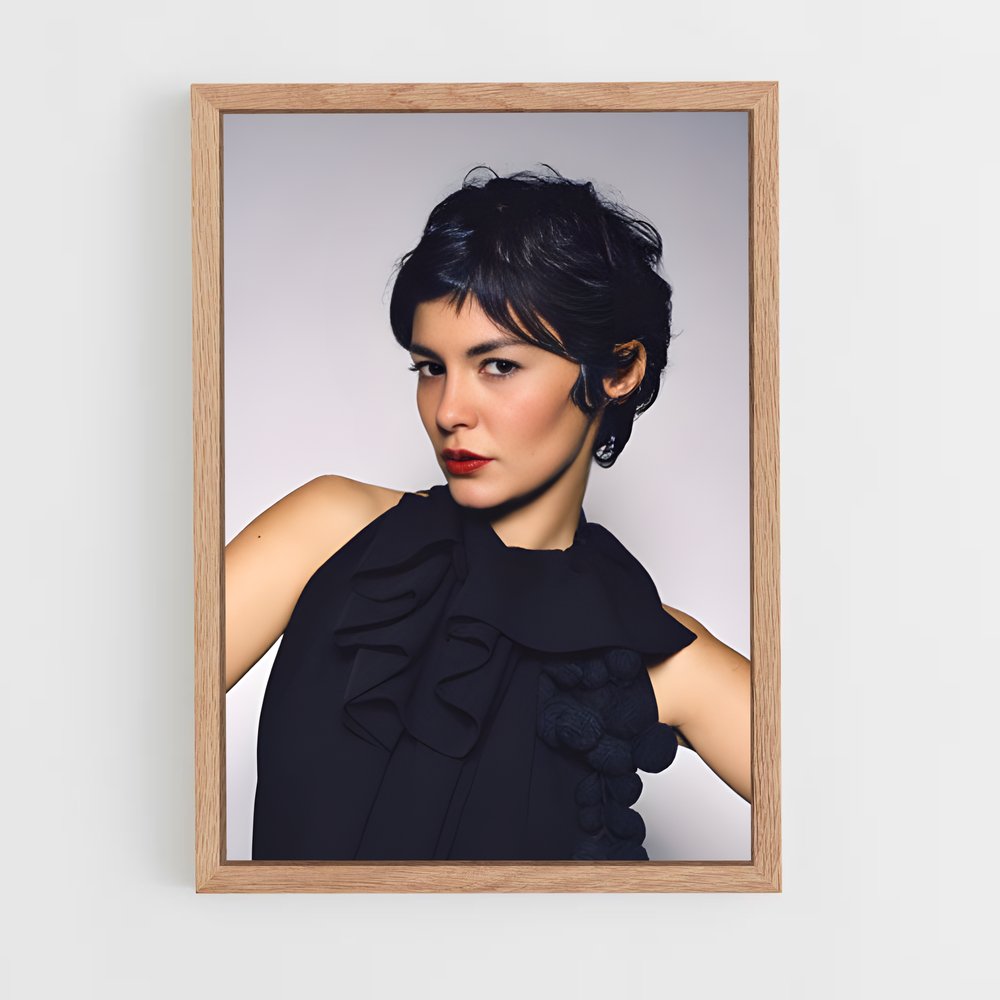 ap-audrey tautou-1 cadre Bois clair